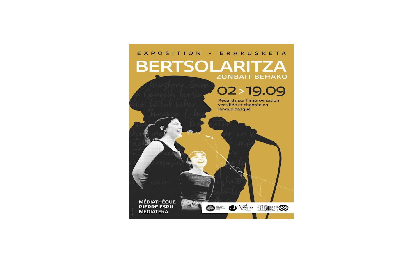 Exposition "Bertsolaritza Zonbait Behako"