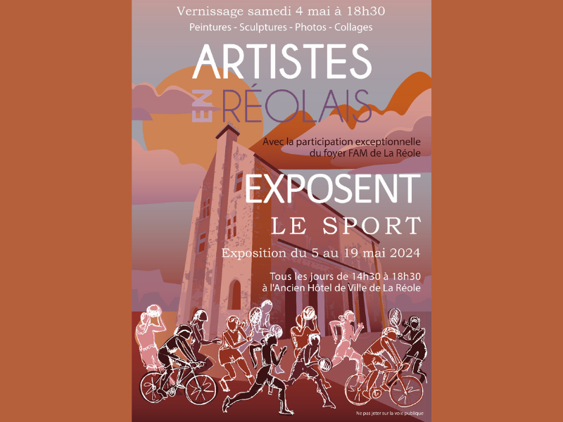 Les Artistes en Réolais exposent  "Le sport"