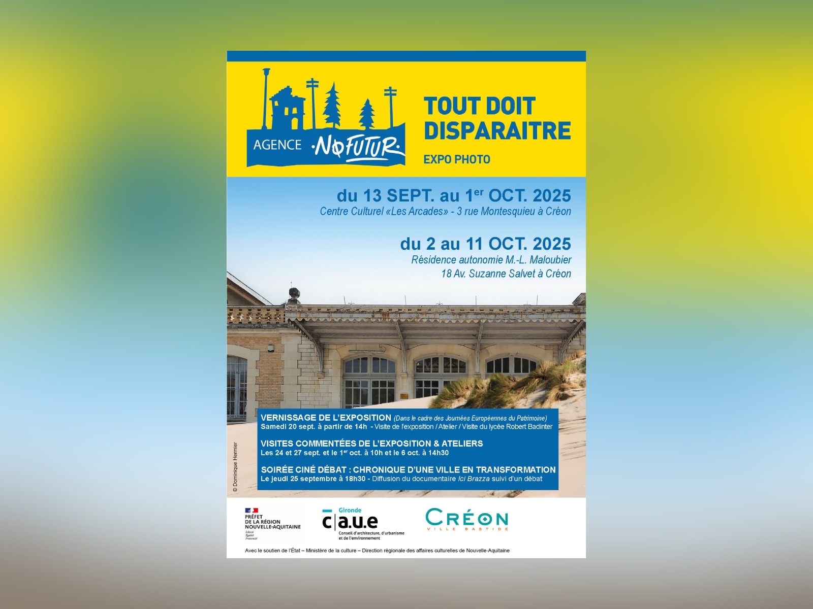 Exposition « Tout doit disparaître » avec l’agence Nø futur