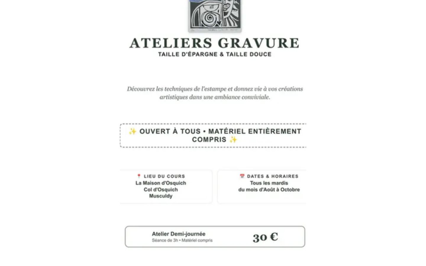 Atelier de gravure