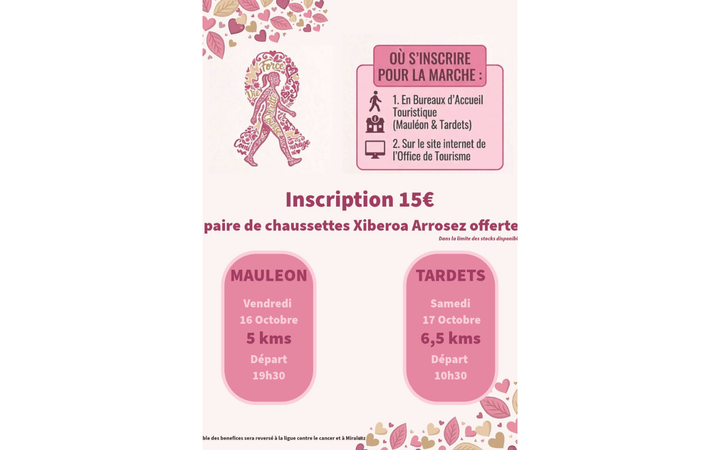 Octobre rose : marche au profit de la lutte contre le cancer du sein