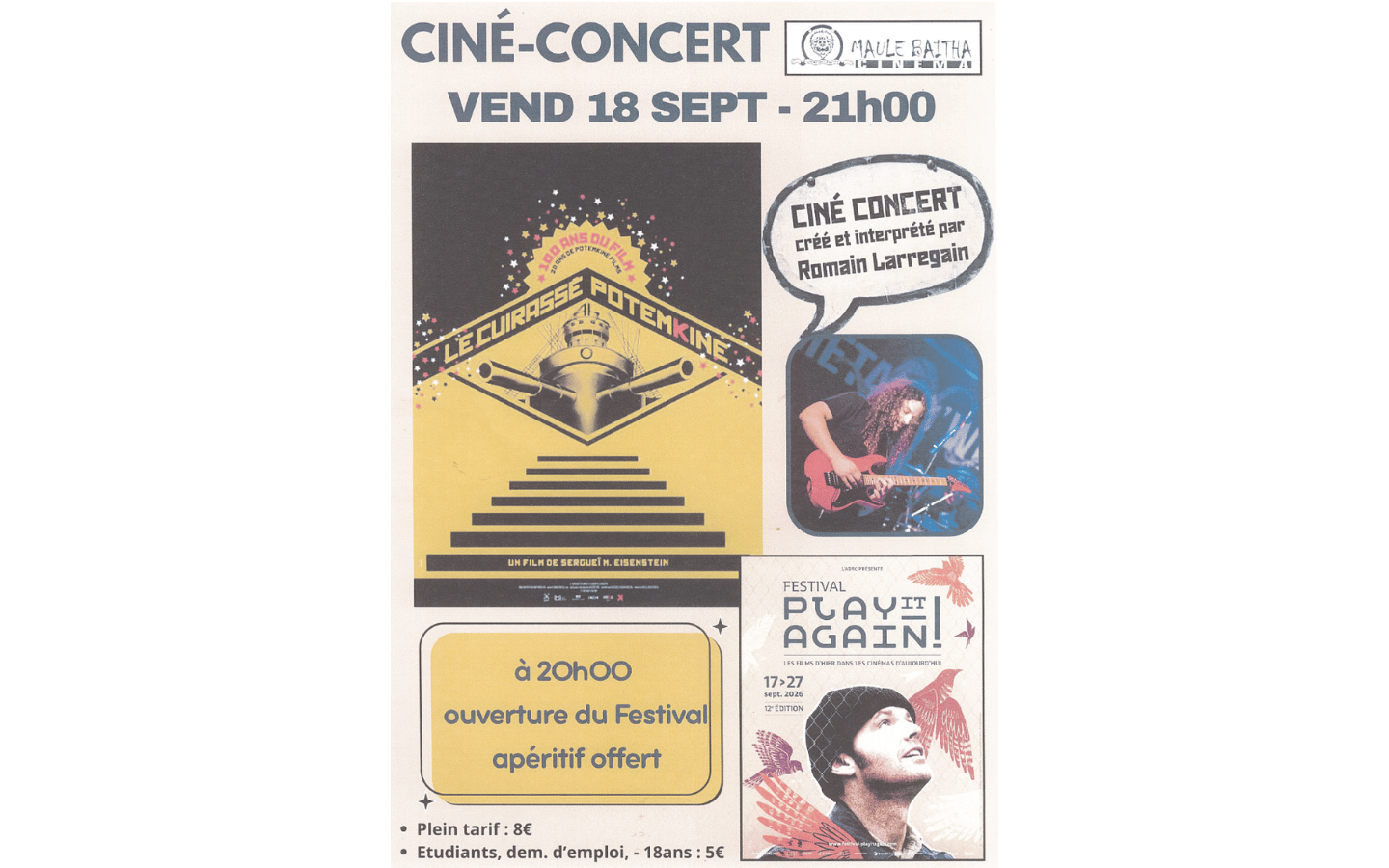Ciné-concert : Le cuirassé Potemkine