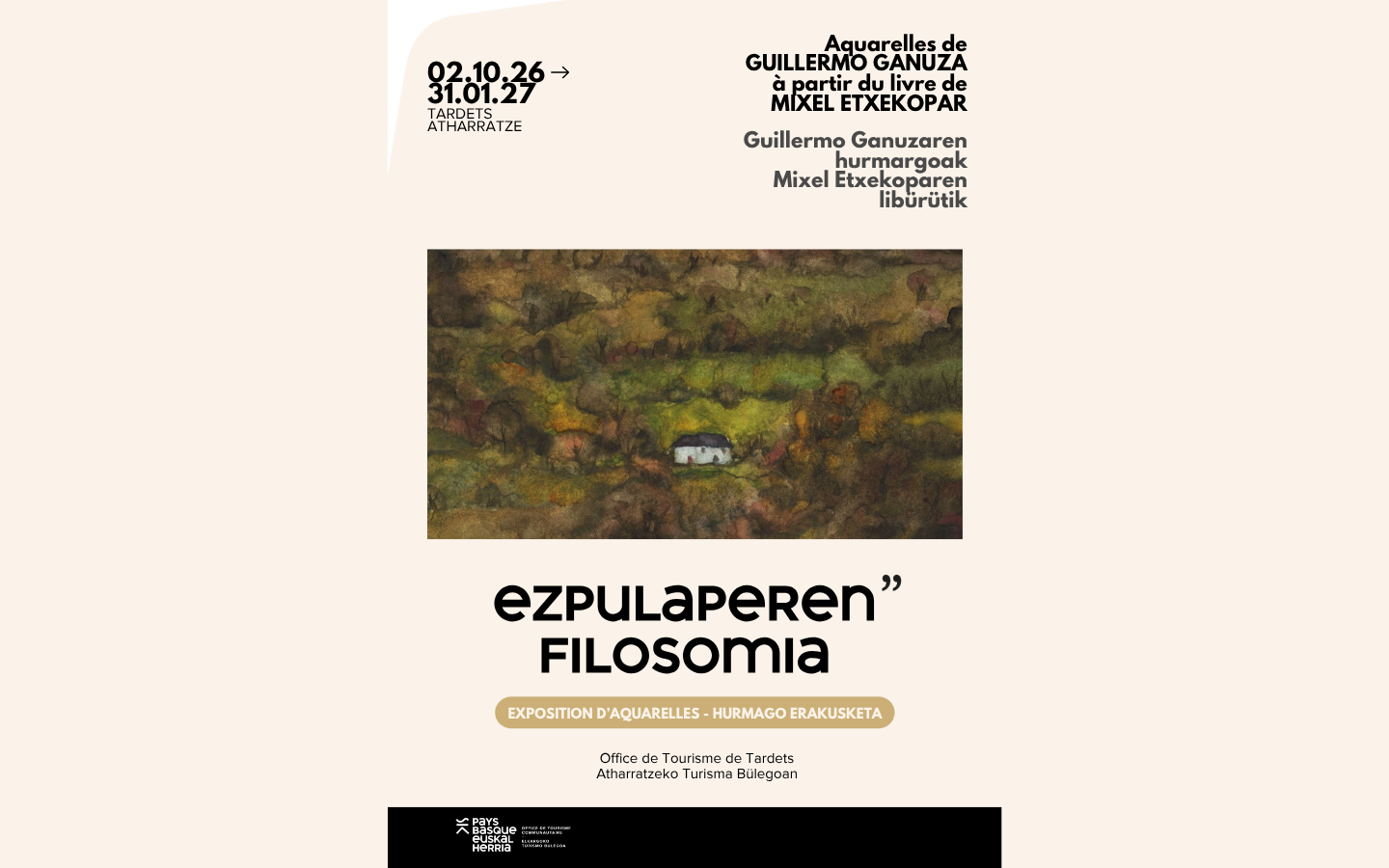 Vernissage de l'exposition "Ezpulaperen Filosomia" 