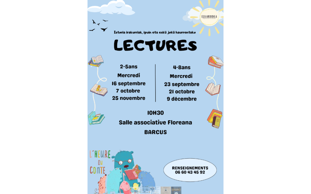 L'heure du conte 4-8 ans