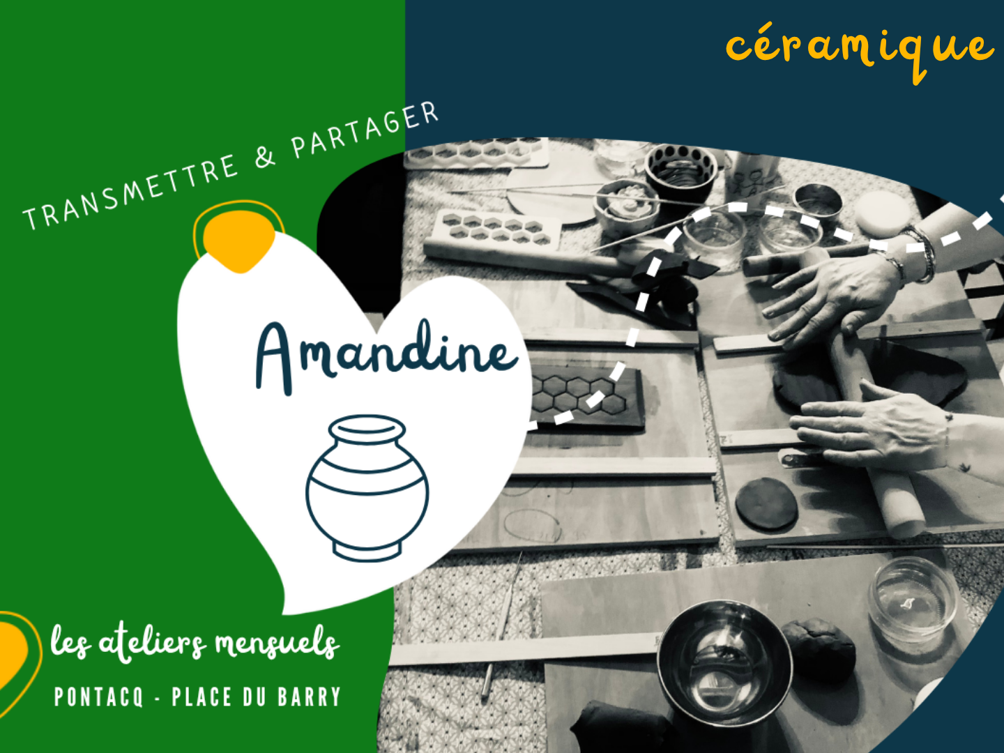 Samedi créatif : atelier initiation céramique