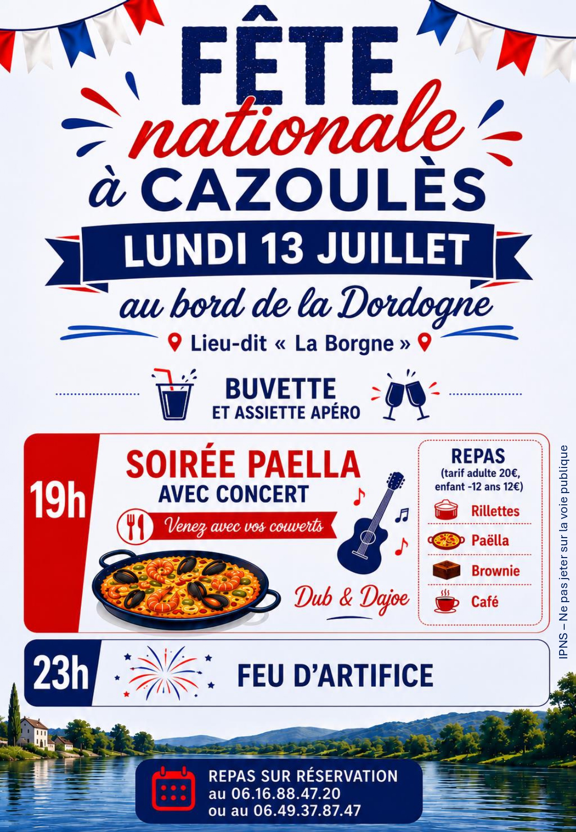 Fête nationale à Cazoulès
