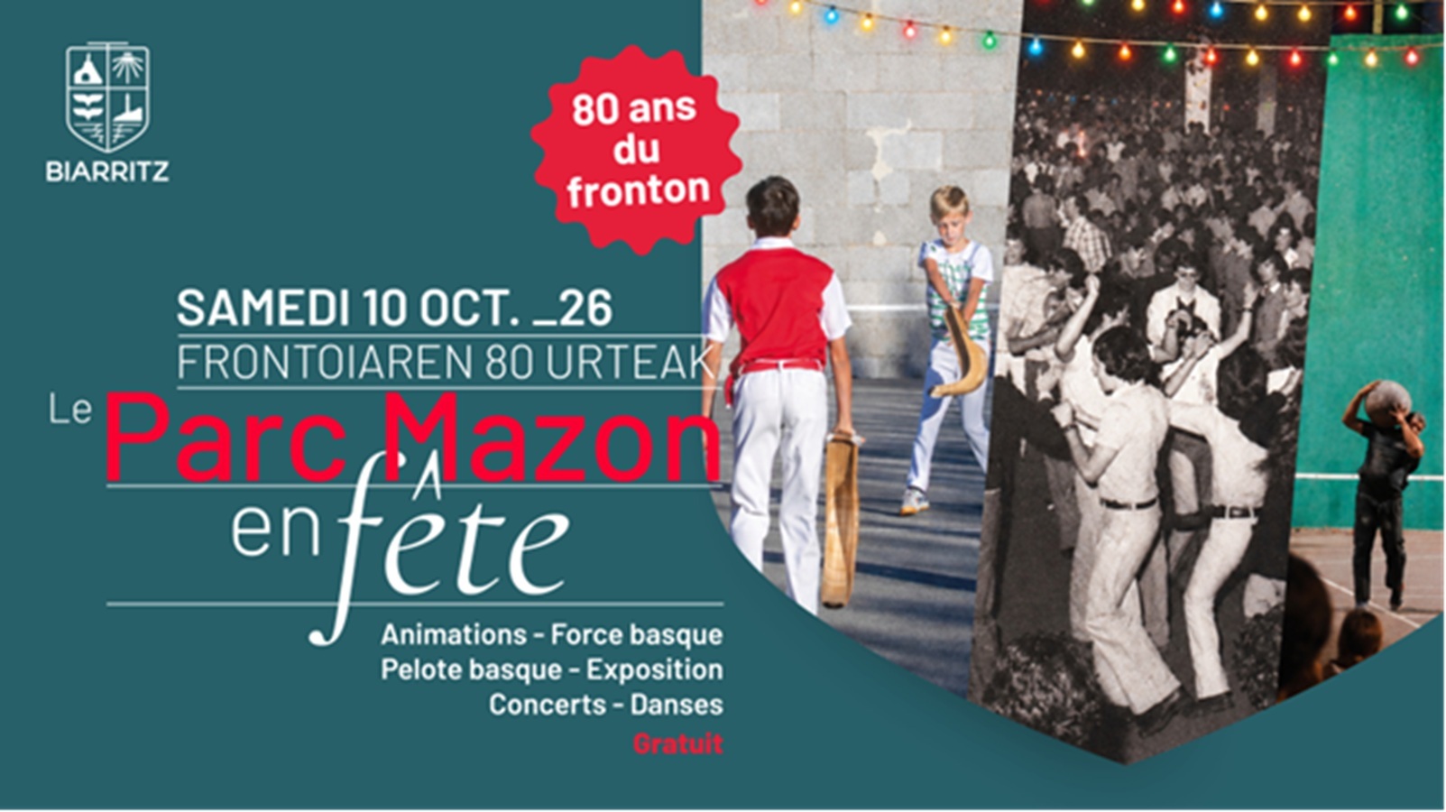 Le Parc Mazon fête ses 80 ans