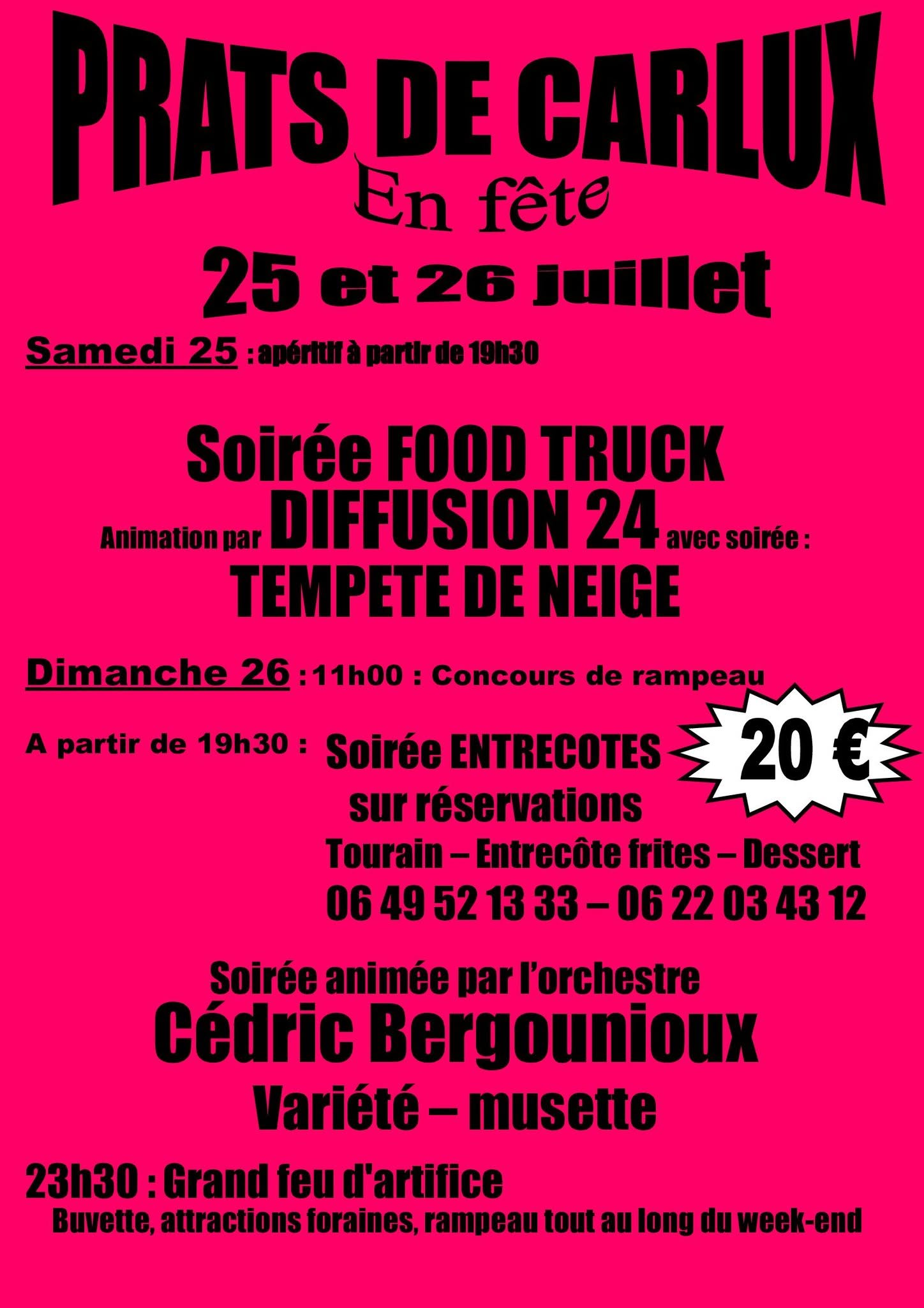 Fête votive de Prats de Carlux