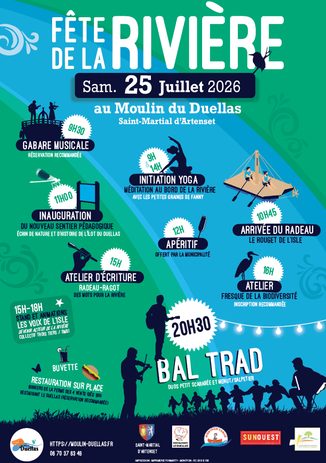 Fête de la rivière au Moulin du Duellas