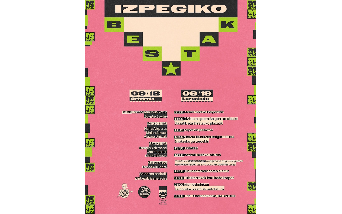 Izpegiko bestak