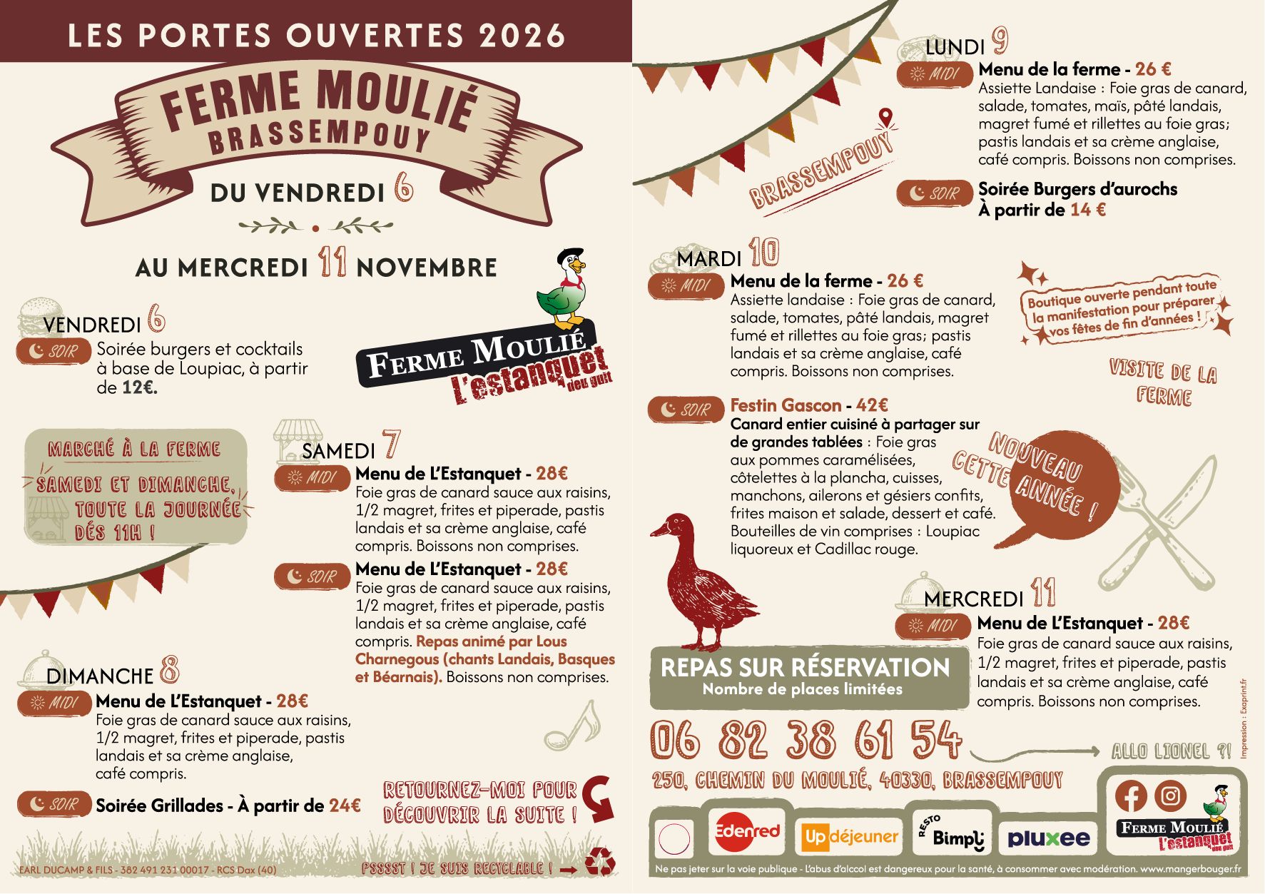 Portes ouvertes de la Ferme Moulié !