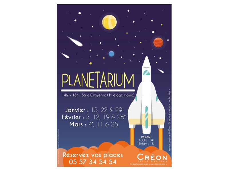 Planétarium à Créon