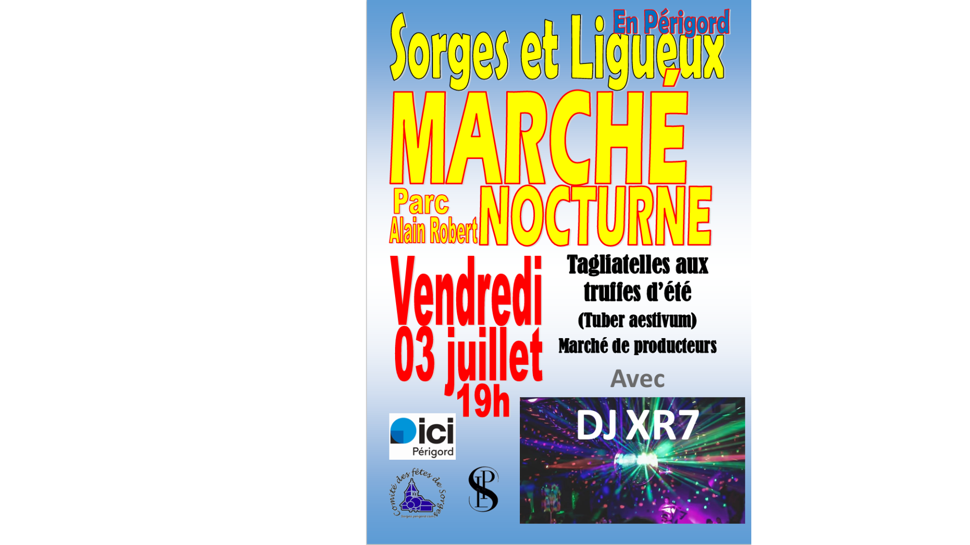Marché gourmand aux truffes d'été