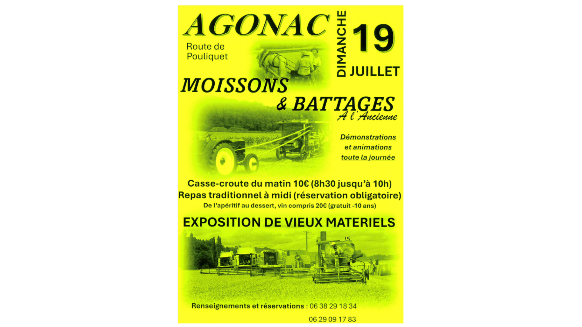 Moissons & battages à l'ancienne