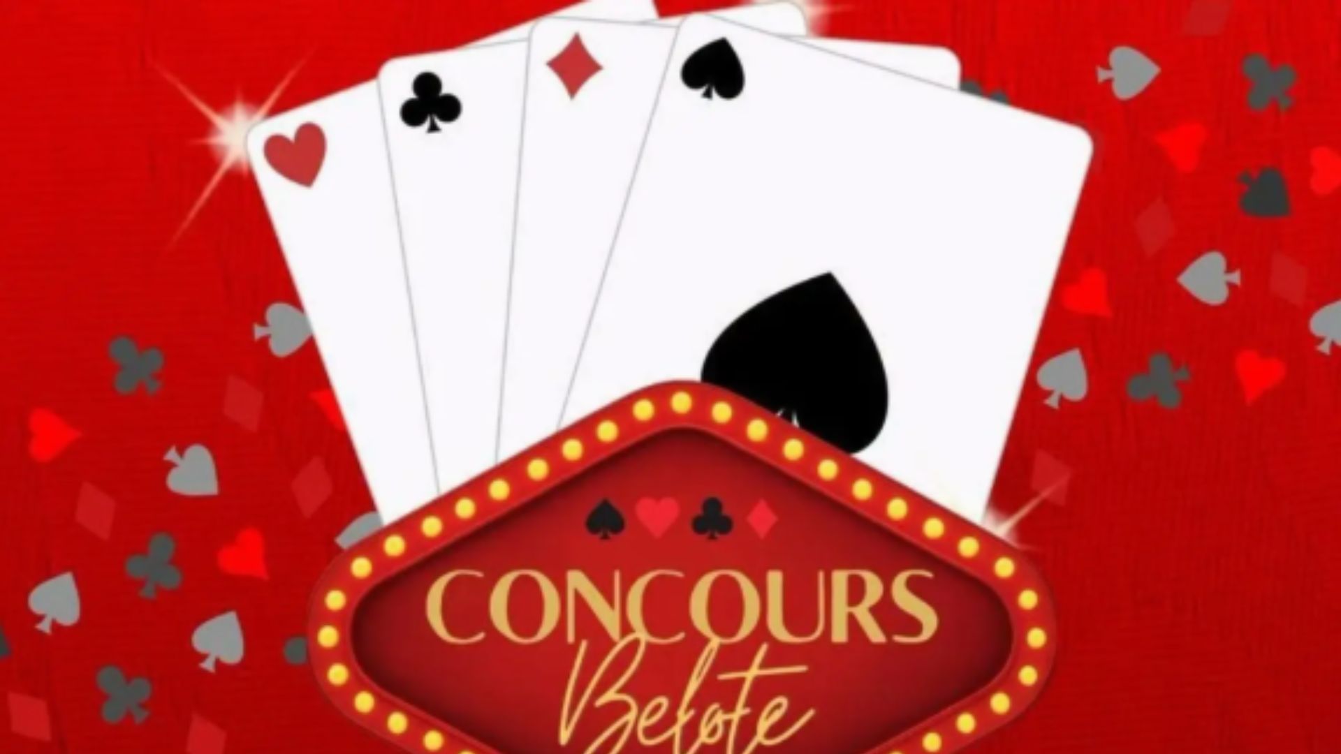 Concours de belote à Cendrieux