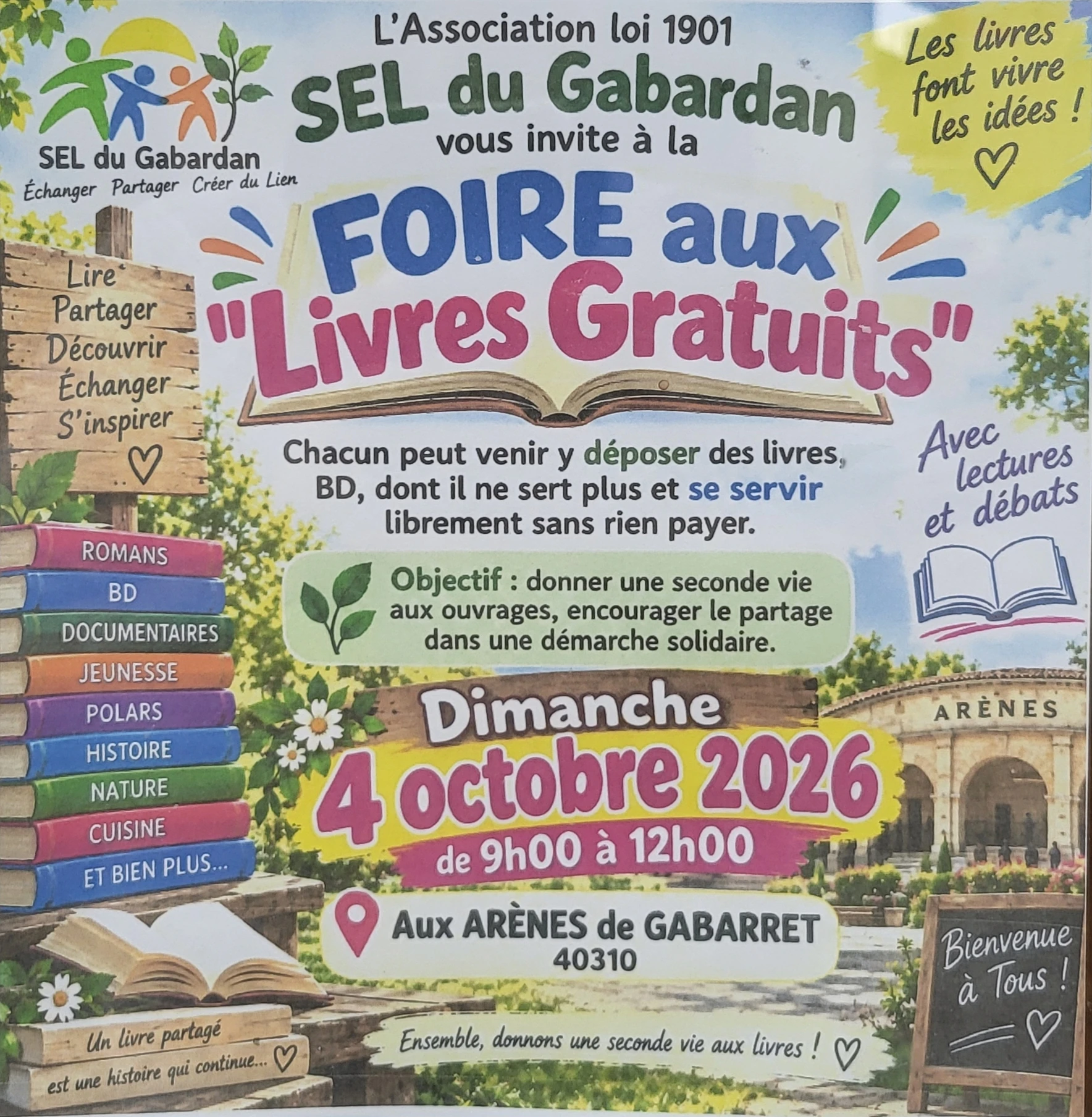 Foire aux livres gratuits