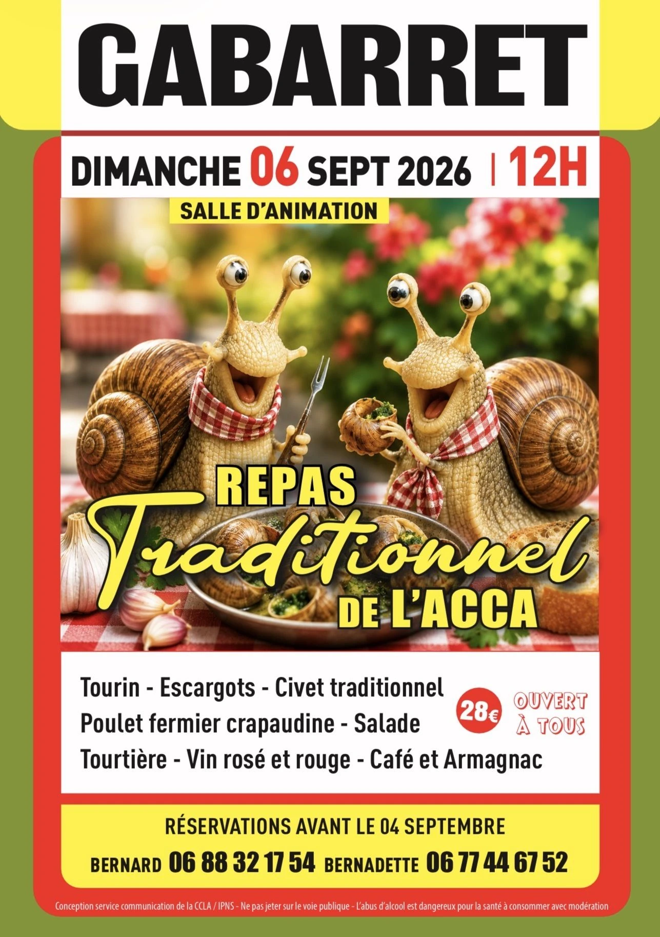 Repas traditionnel de l'ACCA