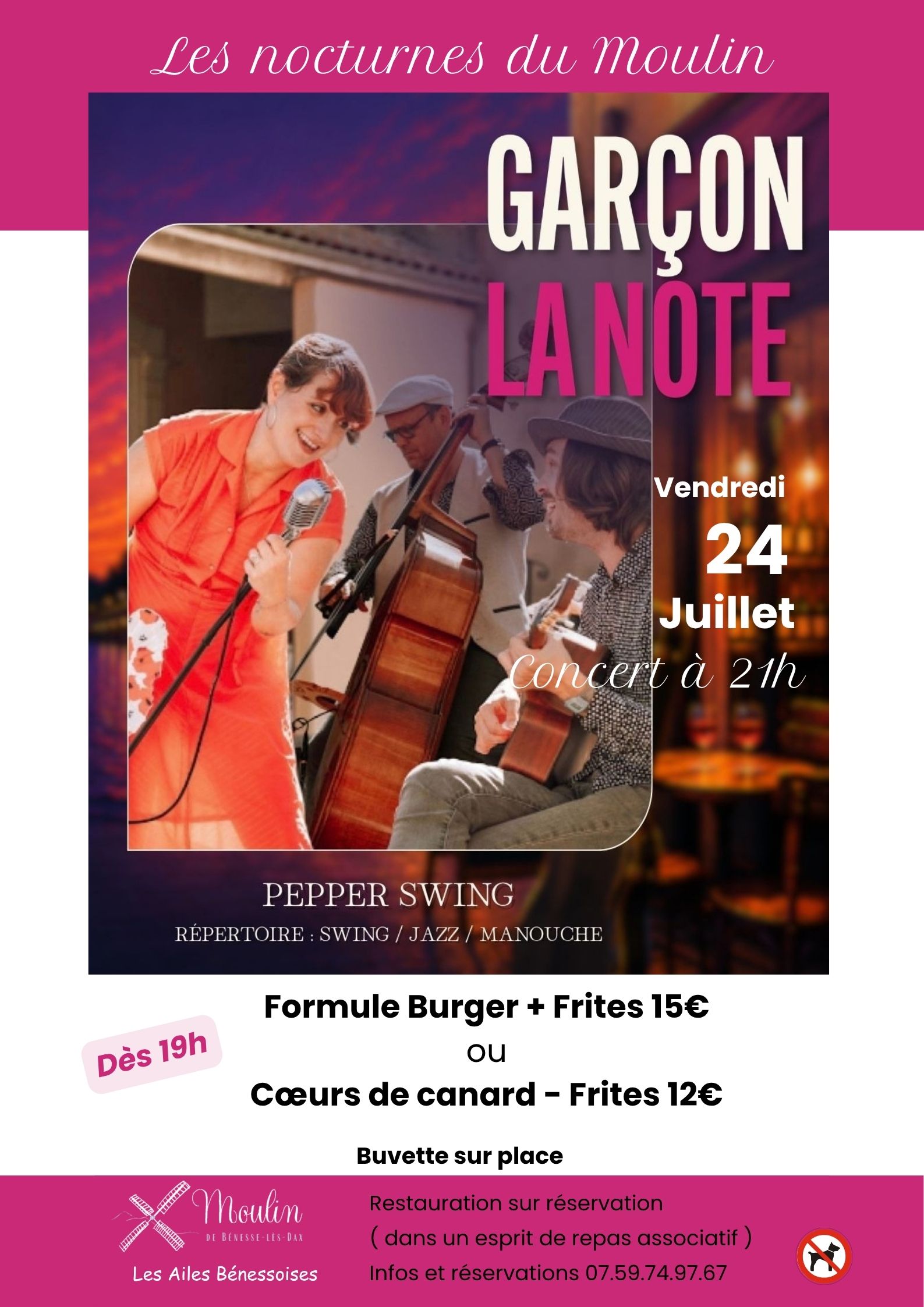 Nocturne du Moulin - Festival Garçon la Note