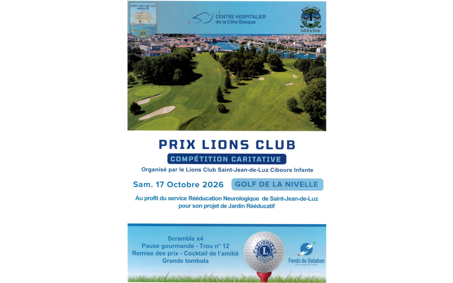Golf : Prix Lions Club 