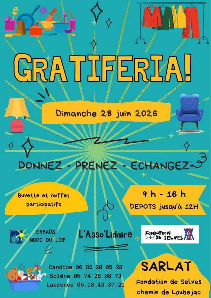 Gratiféria de l’Asso’Lidaire