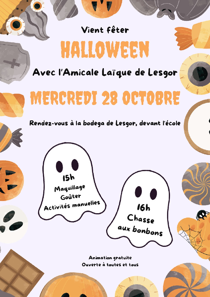 Lesgor fête Halloween