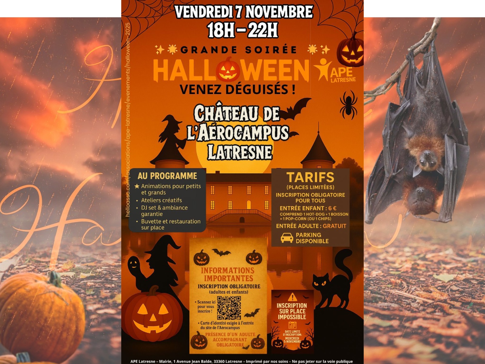 Soirée d'Halloween