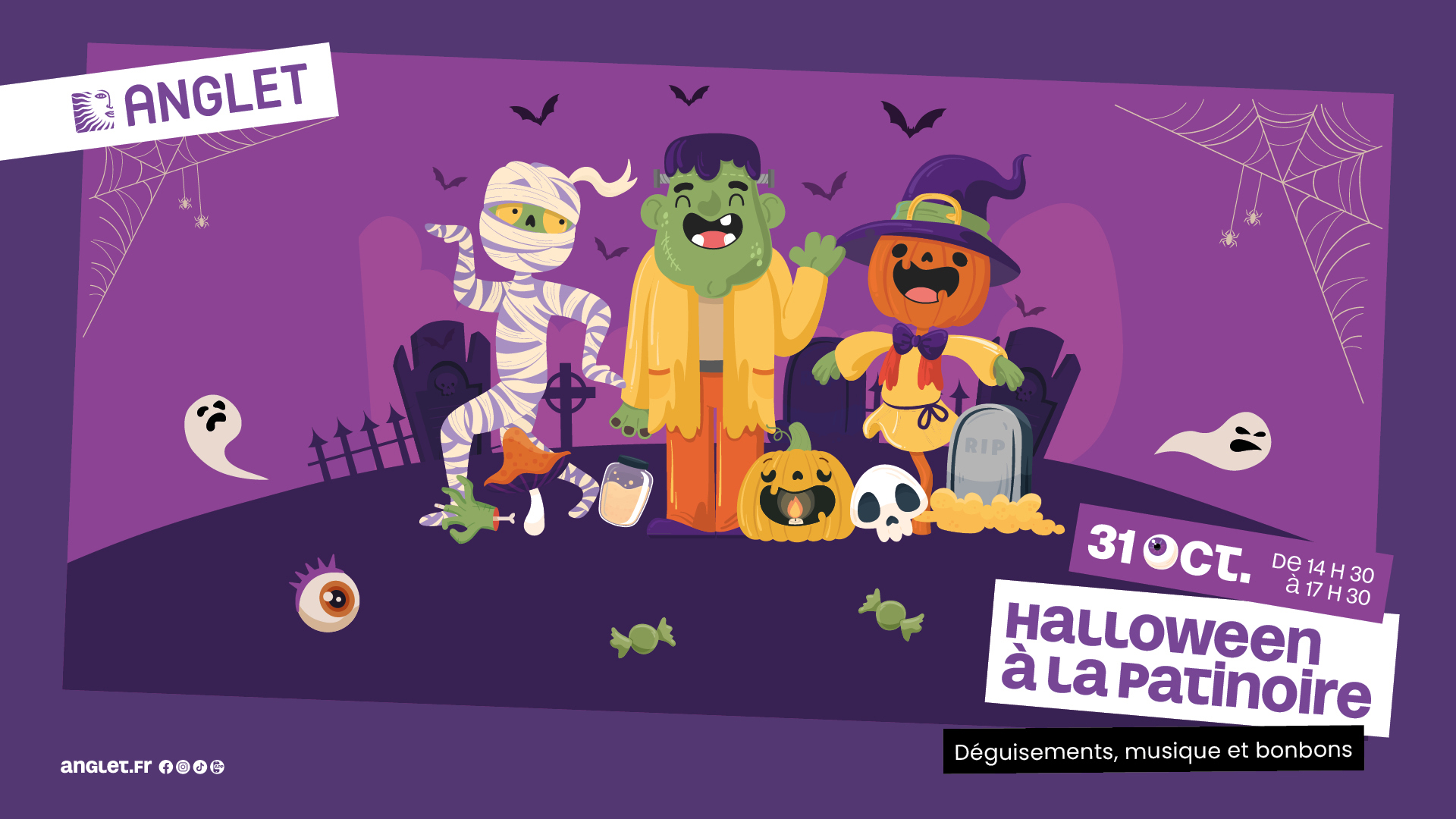 Halloween à la patinoire - Crédit: Ville d'Anglet | CC BY-NC-ND 4.0