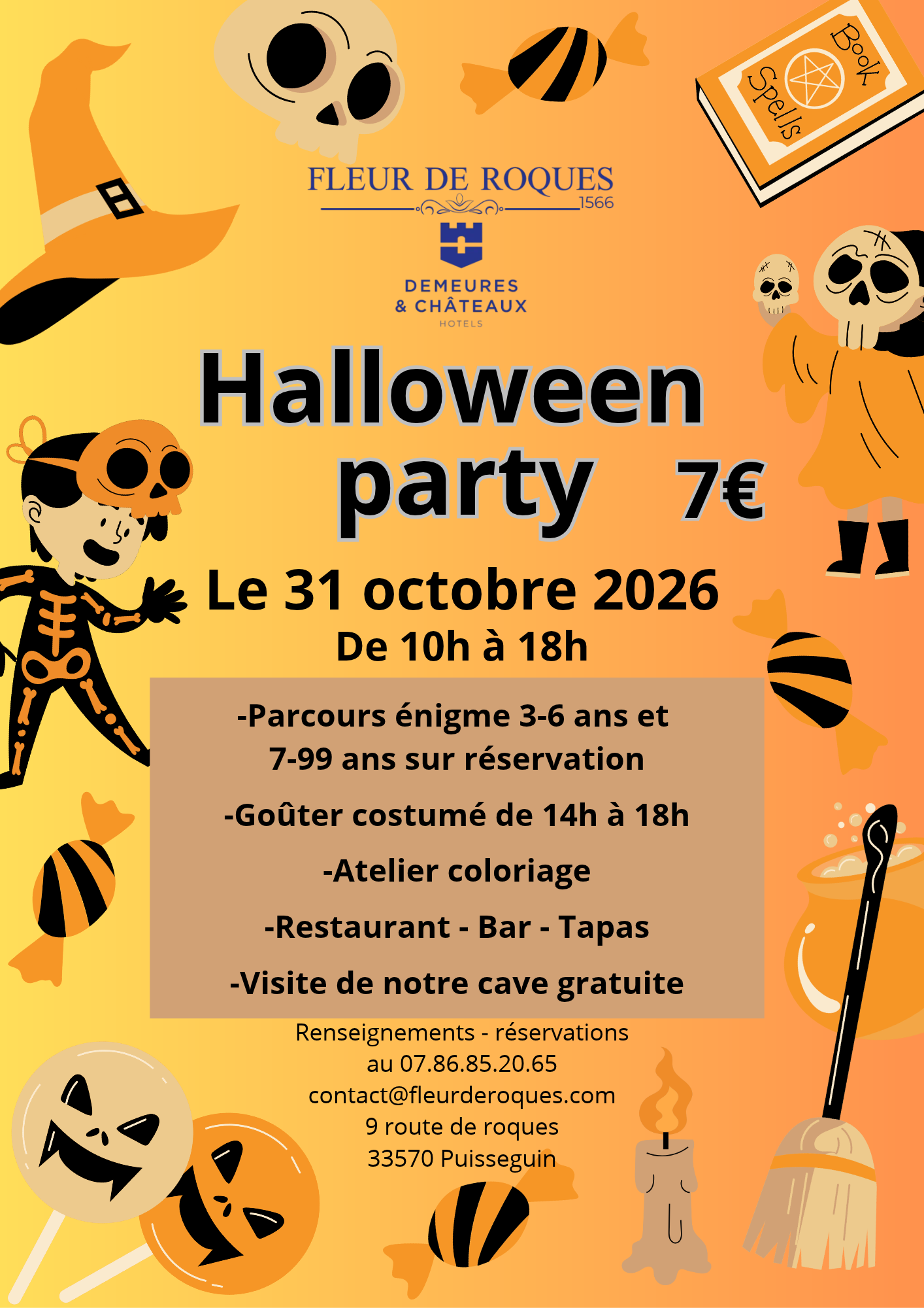 Halloween party - Fleur de Roques
