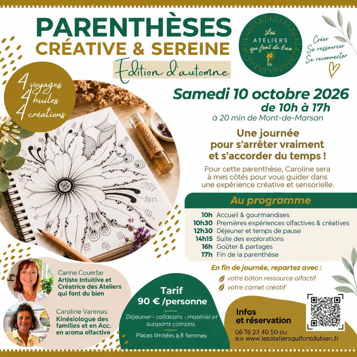Parenthèses créatives et sereines
