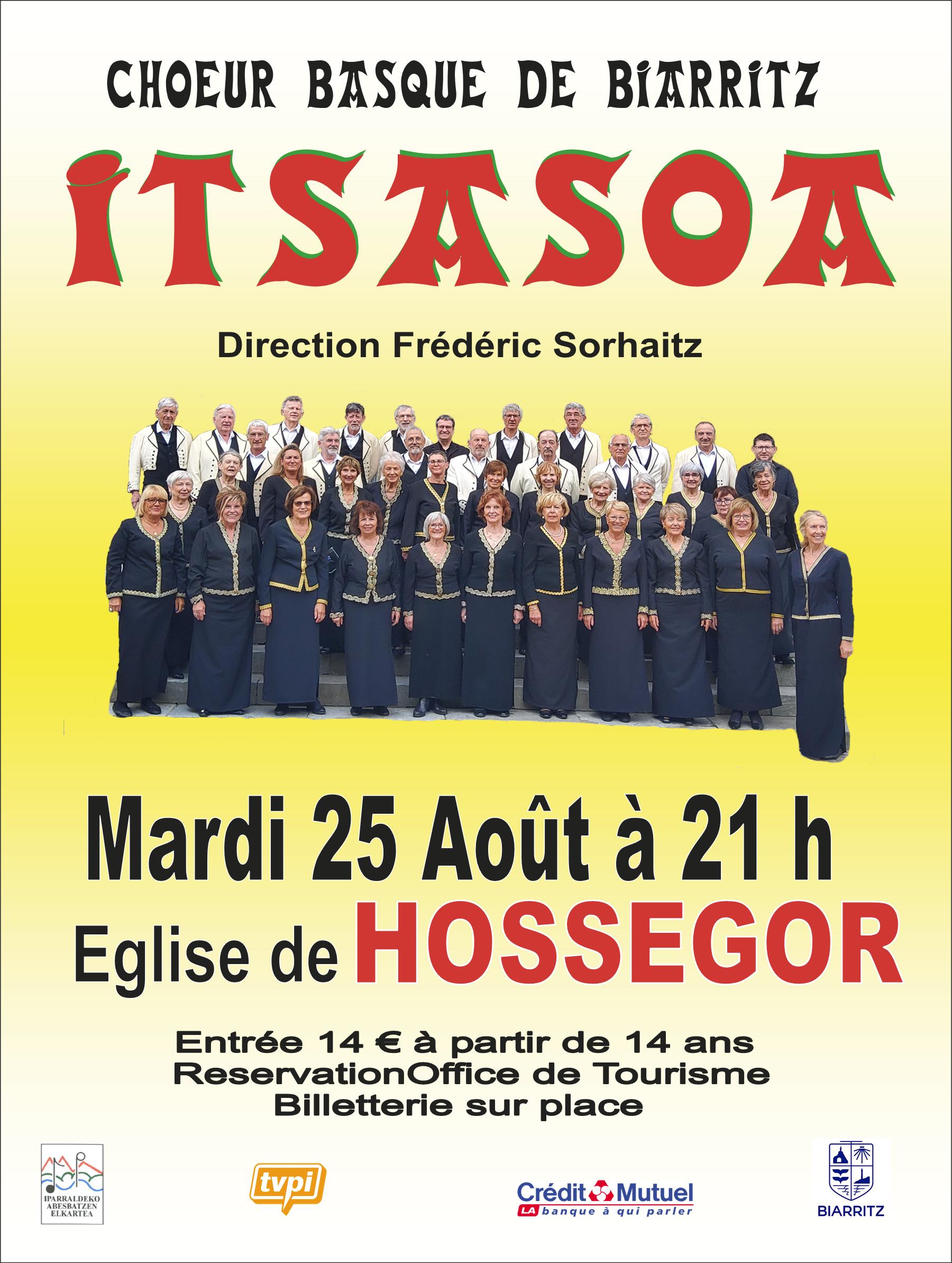 Concert du Chœur ITSASOA de Biarritz
