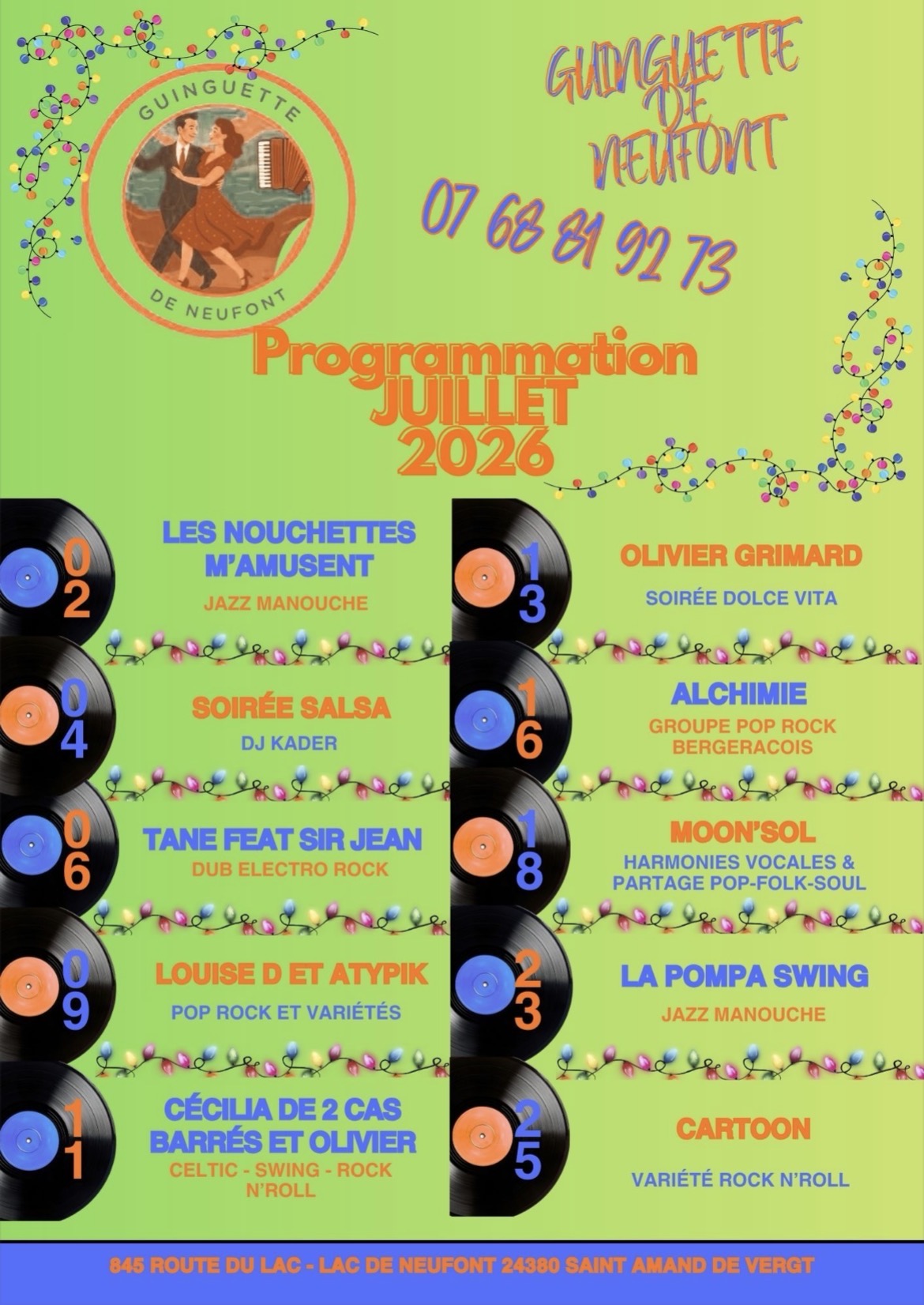 Jazz mamouche - la guinguette de Neufont