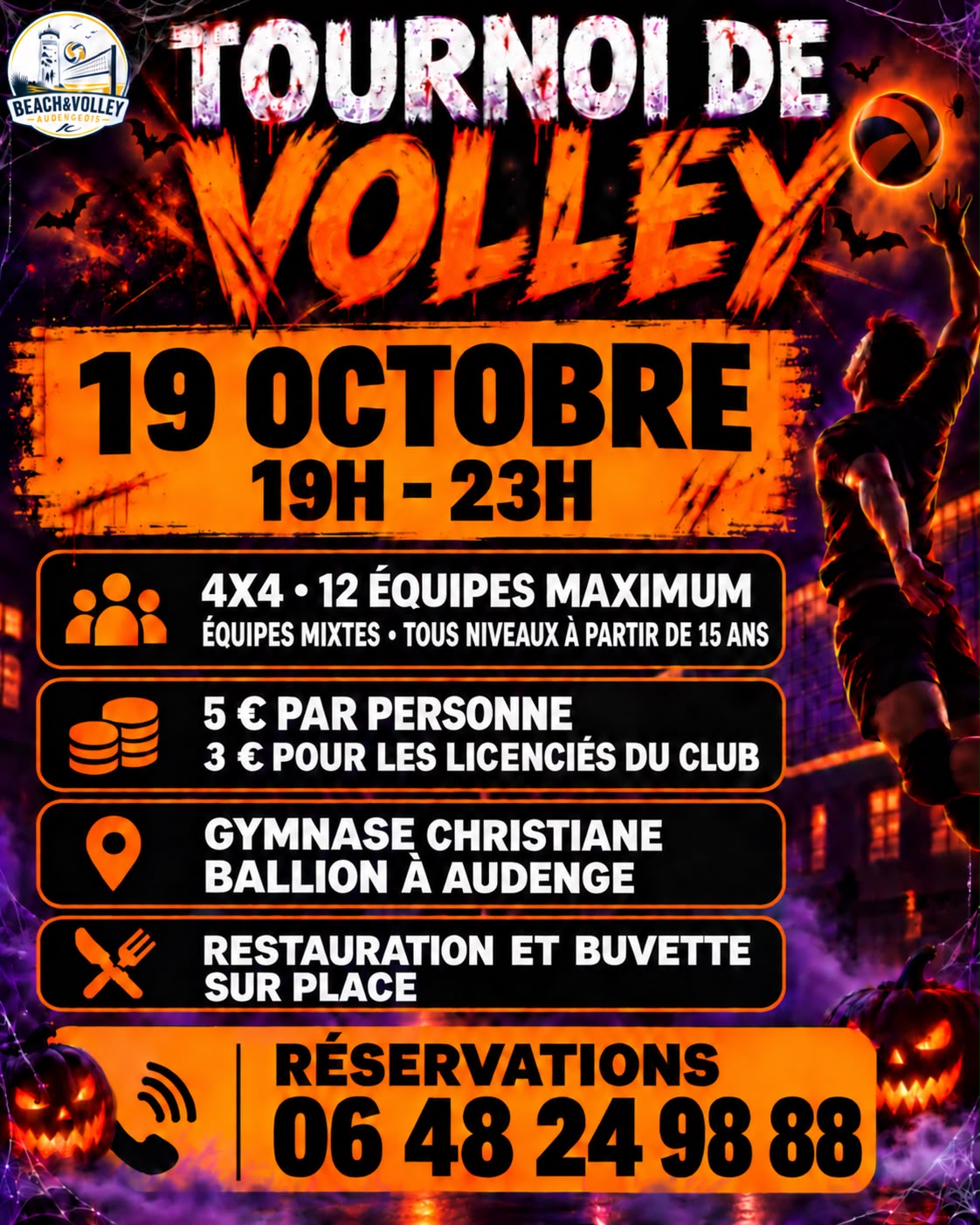 Tournoi de volley de l' horreur