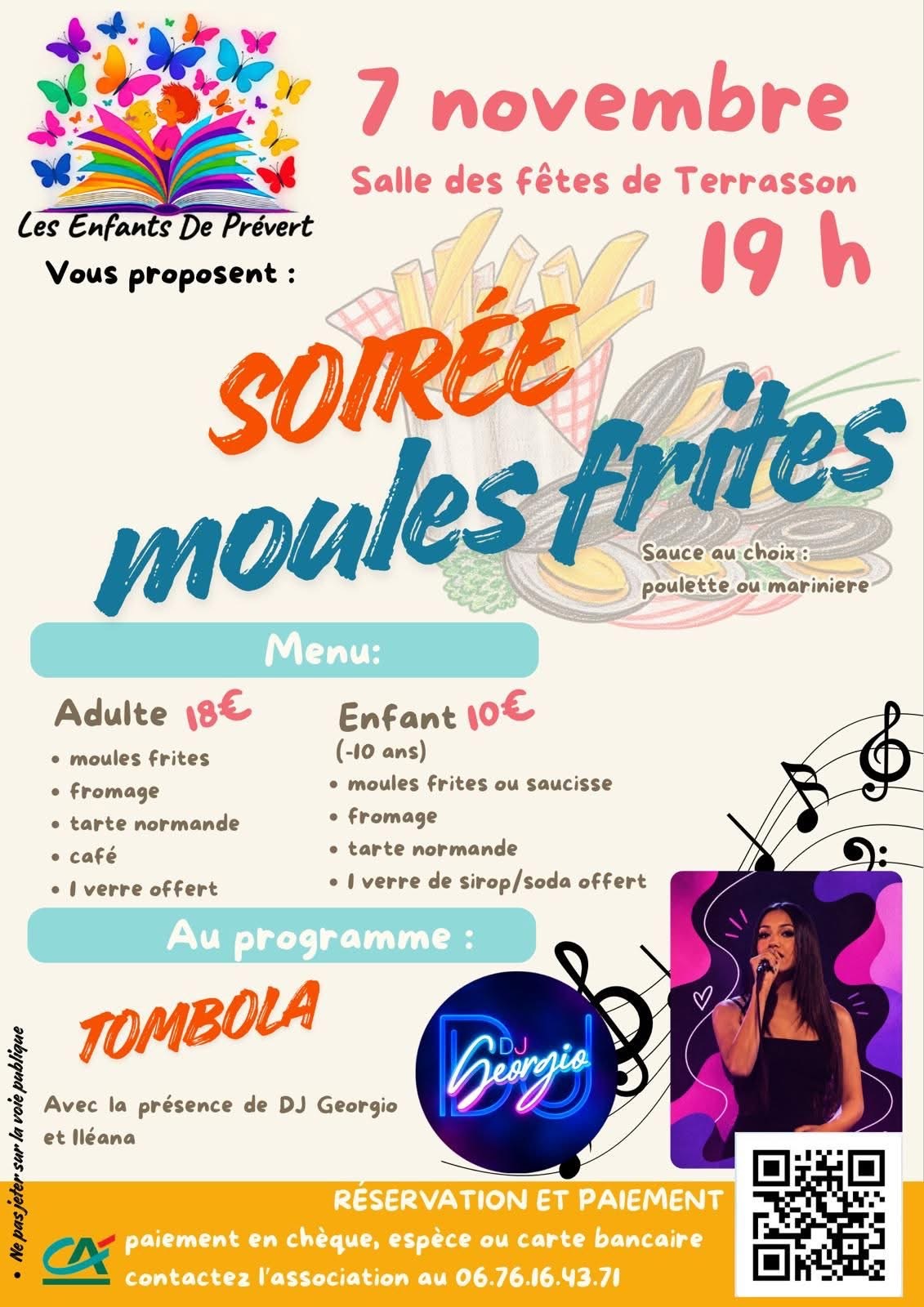 Soirée moules-frites 
