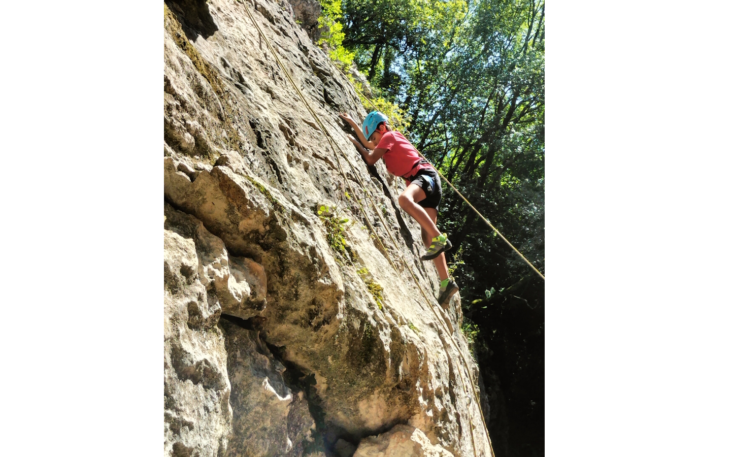Initiation escalade