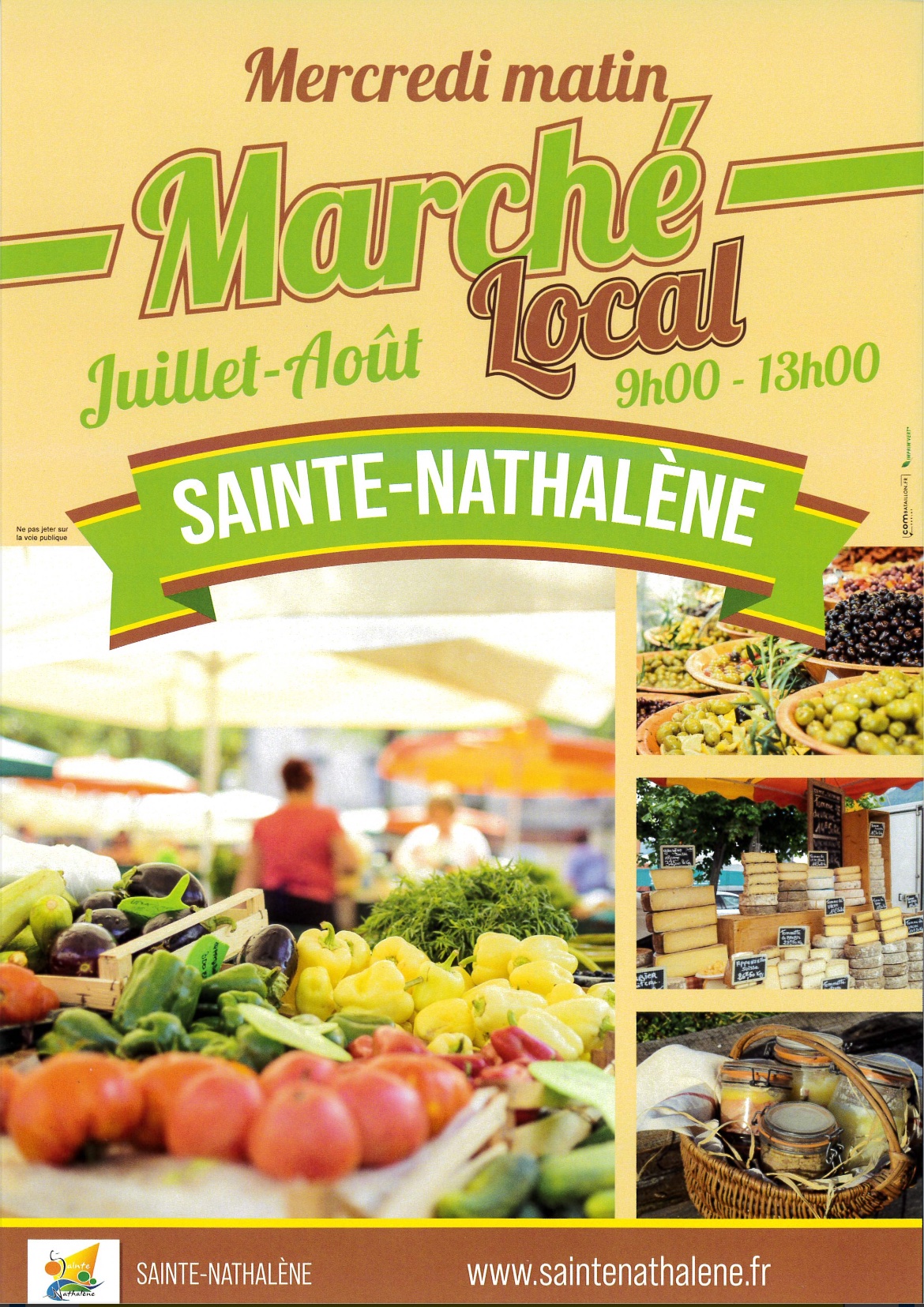 Marché local de Sainte-Nathalène