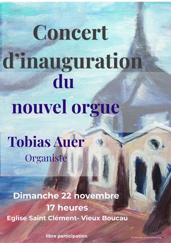 Concert d'inauguration de l'orgue