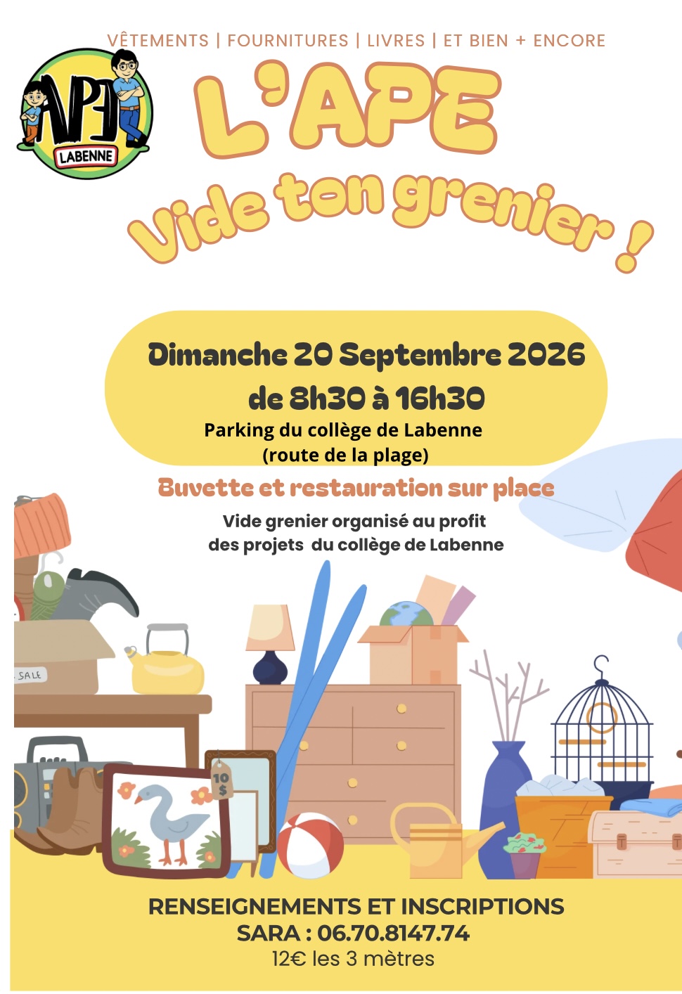L'APE de Labenne Vide ton grenier
