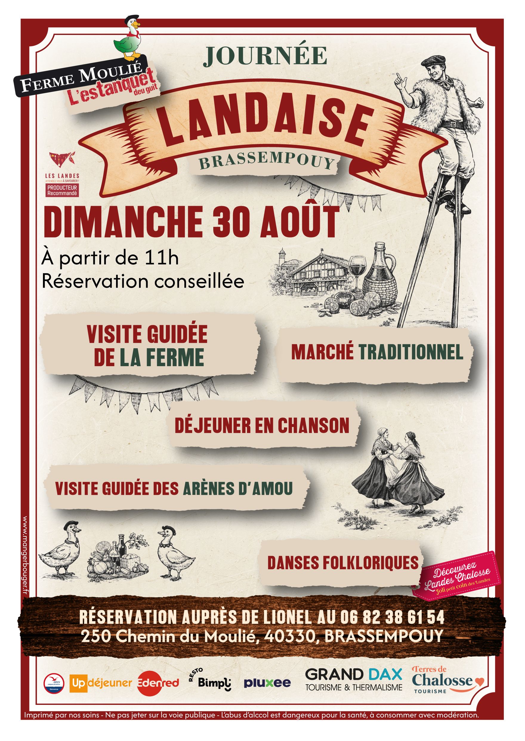 Journée Landaise à la Ferme Moulié