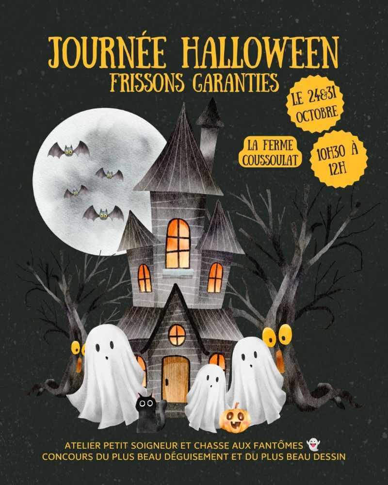 Journée Halloween à la Ferme Coussoulat