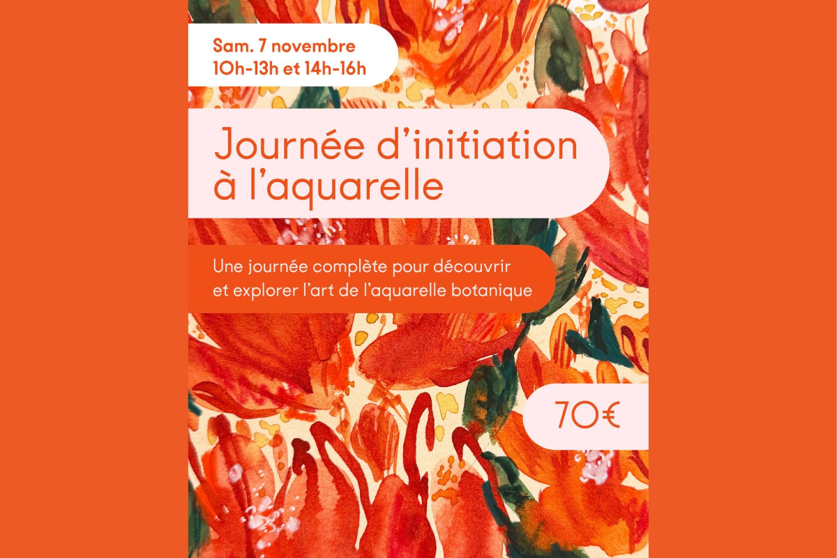 Journée d'initiation à l'aquarelle | Fleurs & botanique