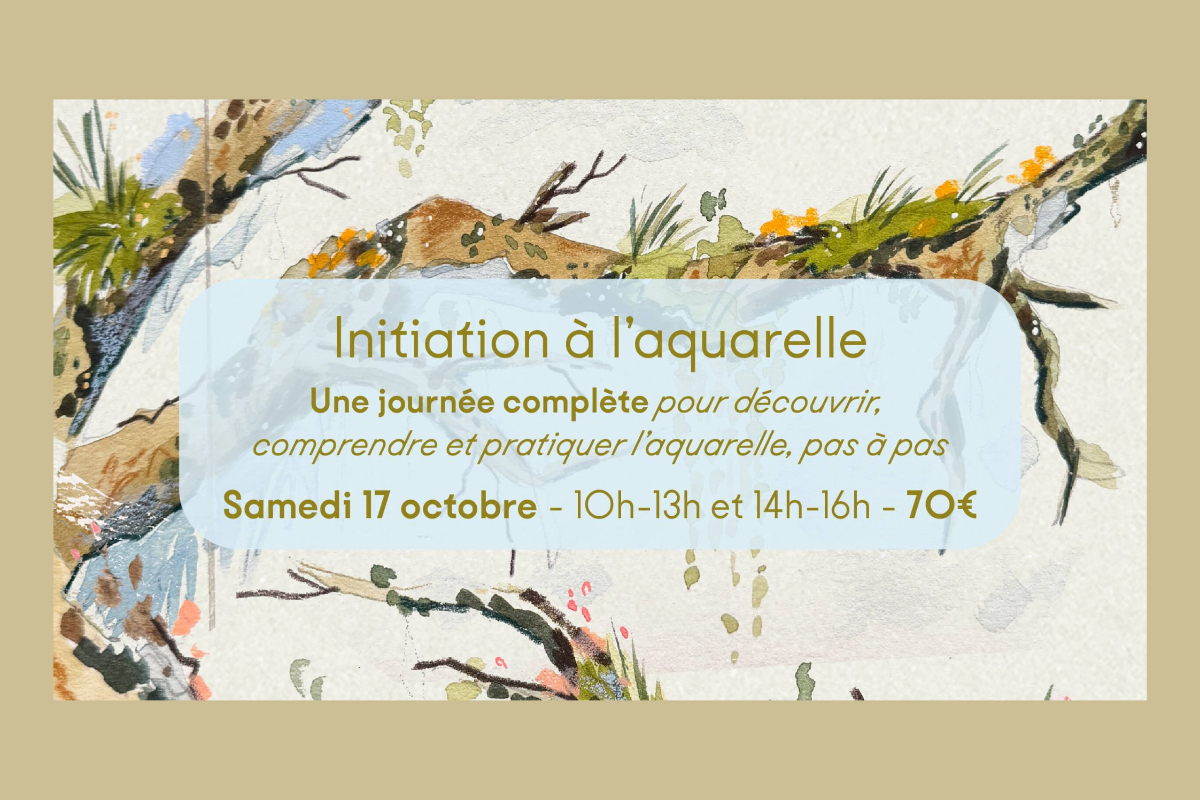 Journée d'initiation à l'aquarelle