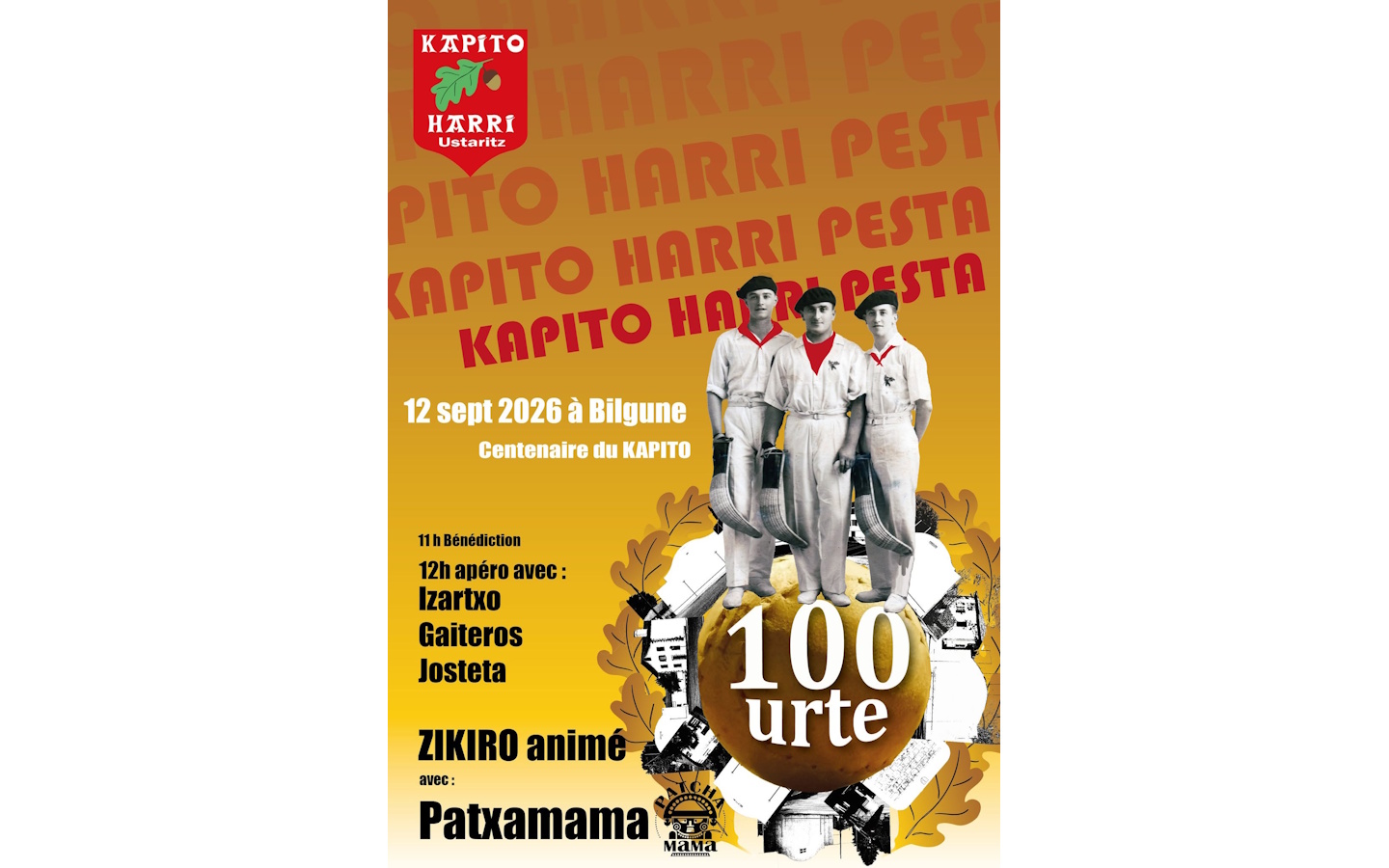 Le centenaire du Kapito harri