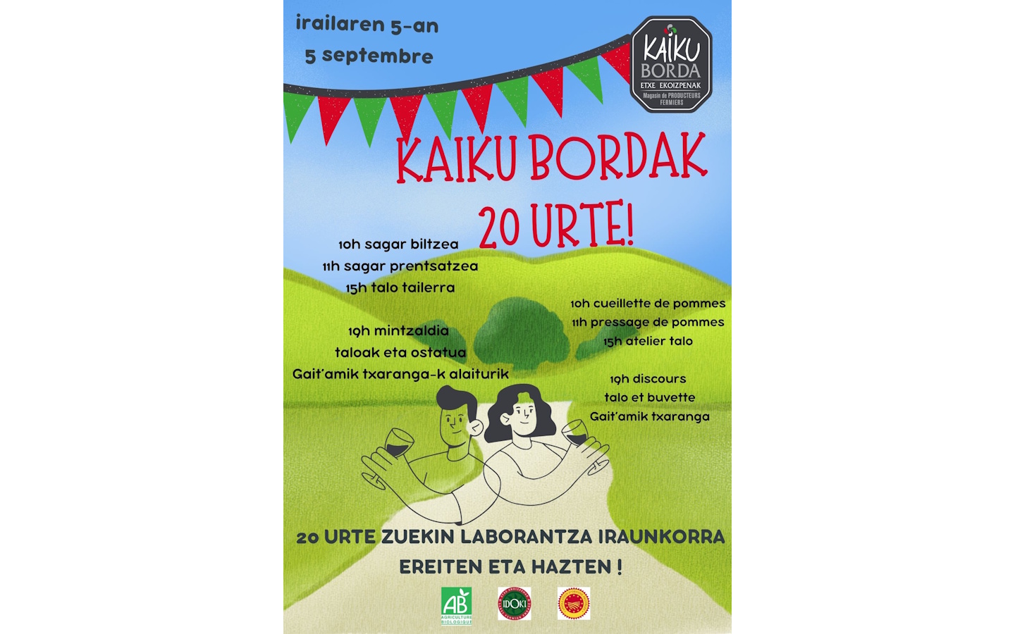 Journée festive : 20 ans de Kaiku Borda