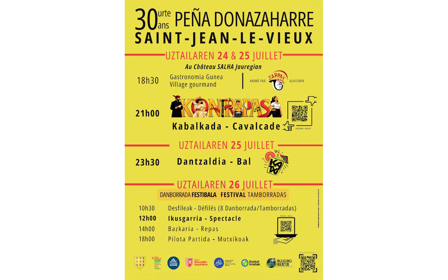 30 ans de la peña Donazaharre : Kontrapas-cava ...