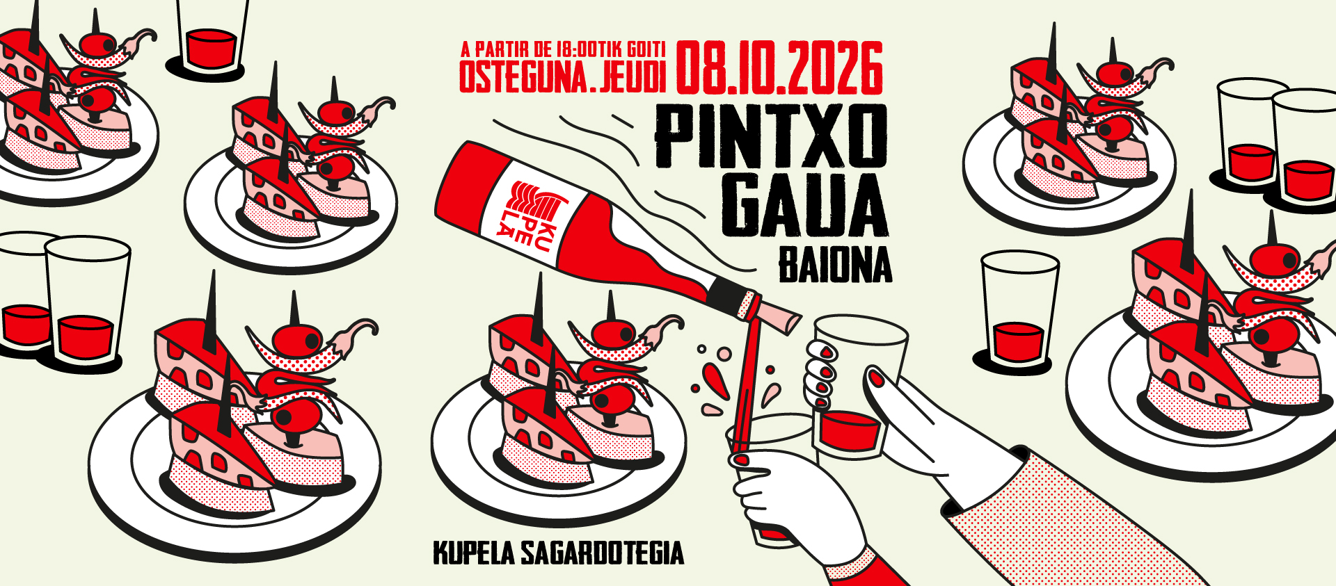 Pintxo gaua - Kupela sagardotegia