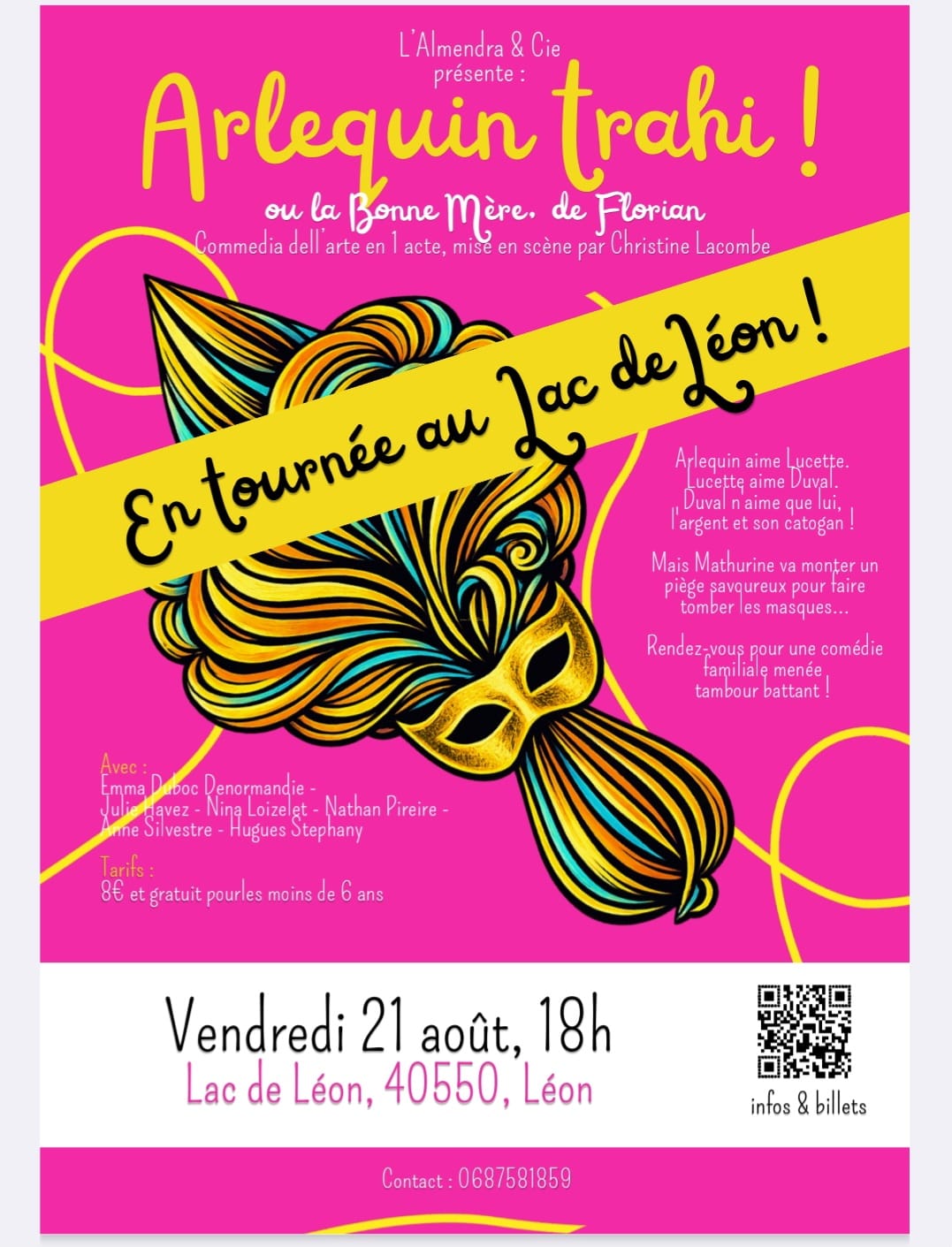 Théâtre de rue "Arlequin trahi"
