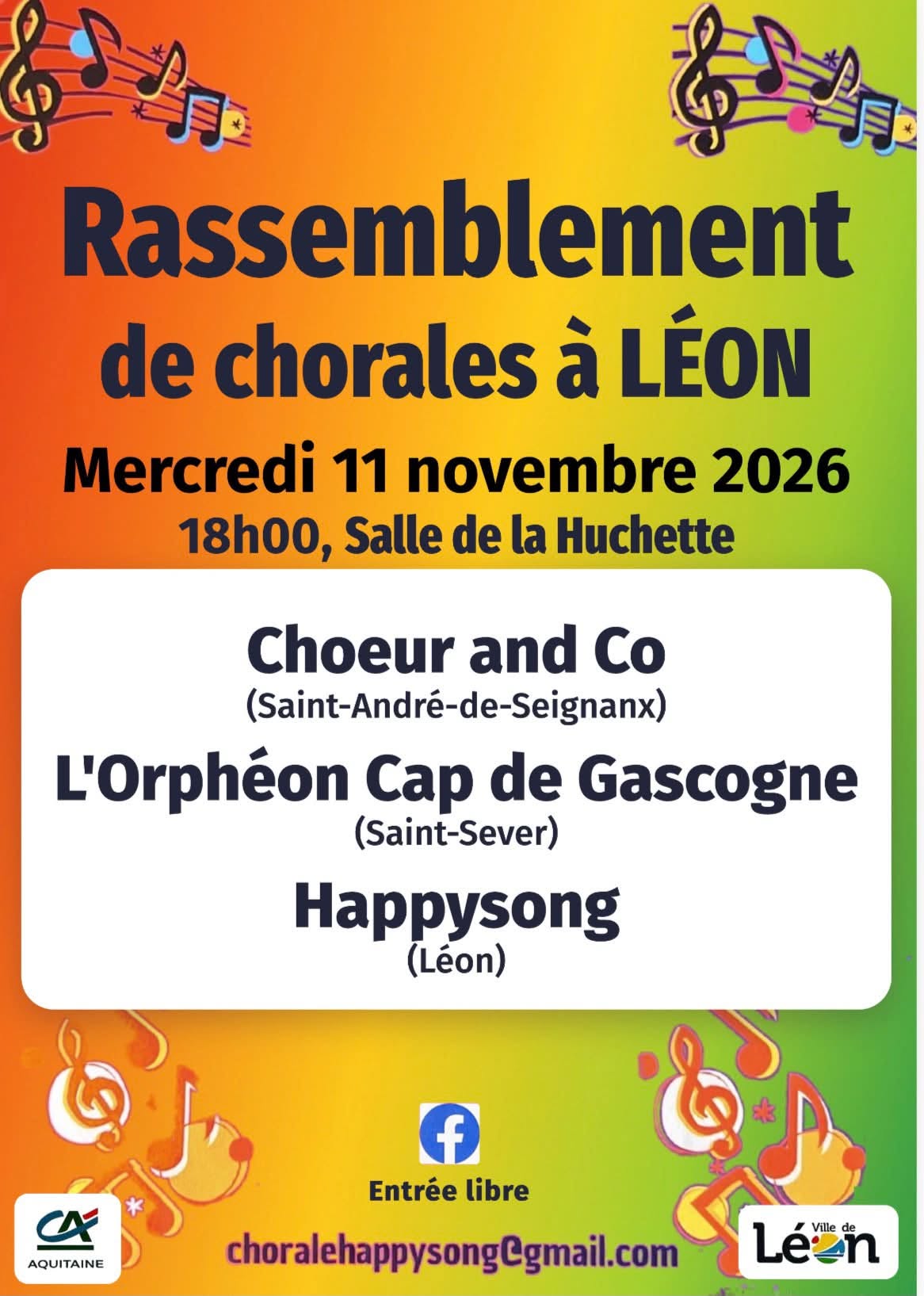 Rassemblement de chorales