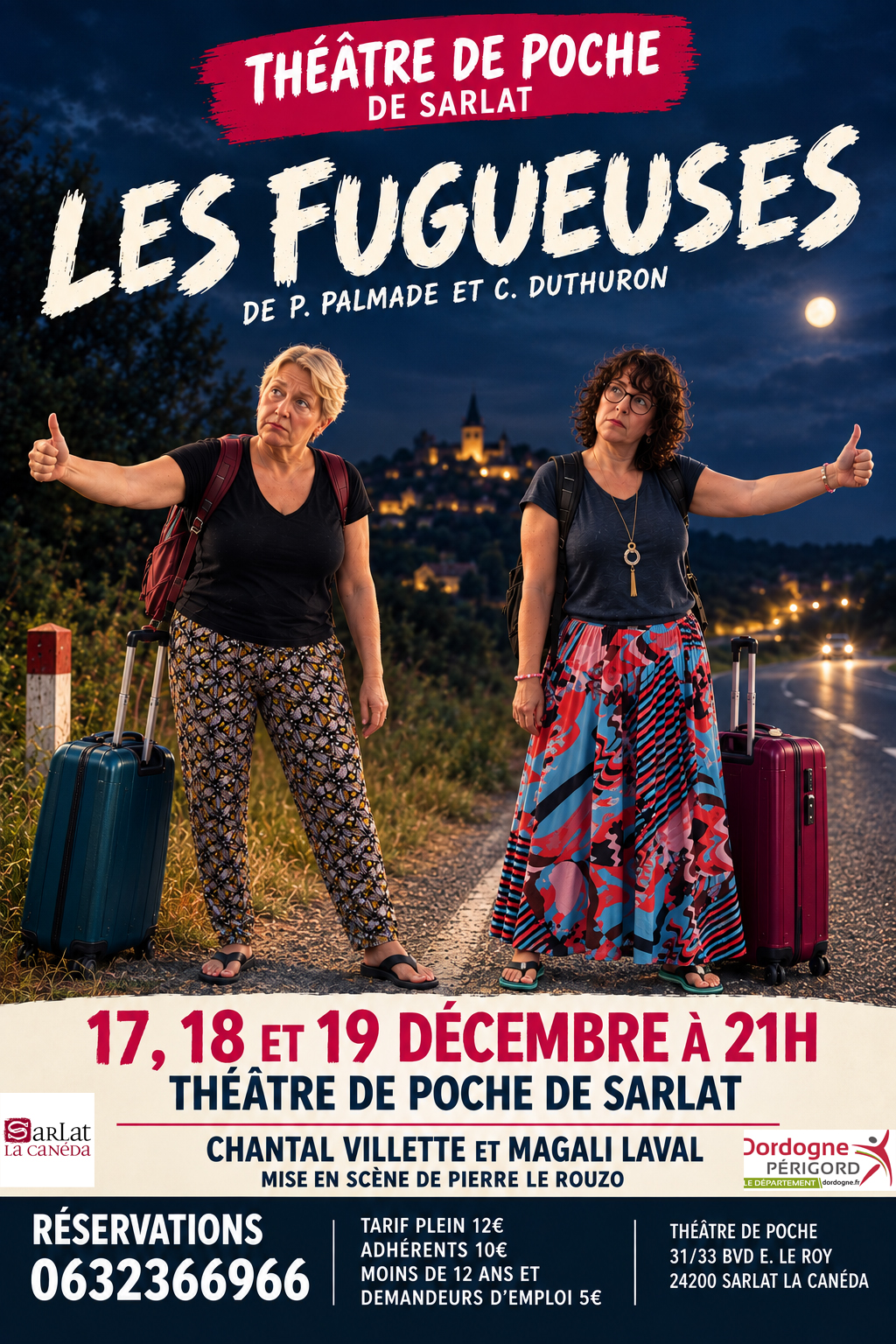 Théâtre de poche : "Les Fugueuses"