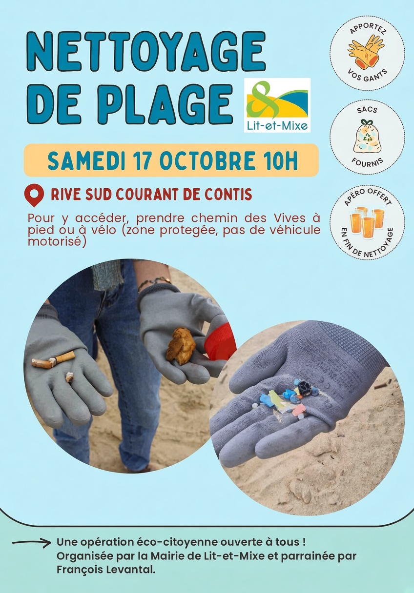 Nettoyage de plage