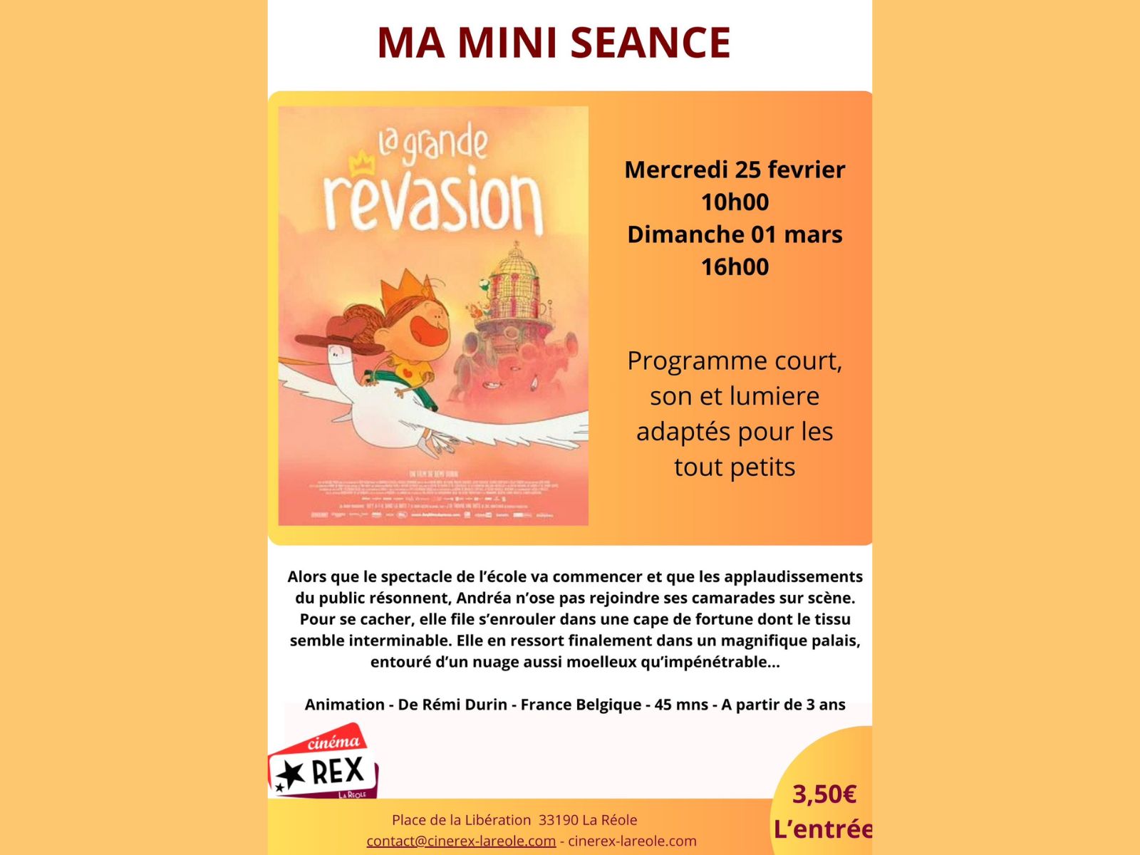 La Grande Revasion - Ma mini séance
